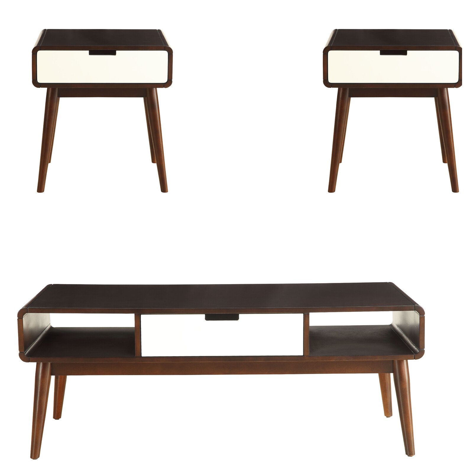 Brayden Studio Lords 3 Piece Coffee Table Set Brayden Studio Lords 3 Piece Coffee Table Set